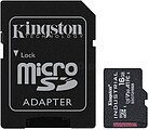 Cartão de memória micro SDHC 16GB Kingston Industrial UHS-I U3 CL10 + adaptador SDCIT2/16GB