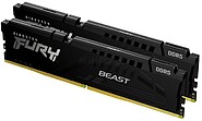 Memória RAM DDR5 16GB 2x8GB Kingston - 5200MHz - PC5 41600 - Fury Beast - CL40 - 1.25V KF552C40BBK2-16