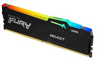 MEMÓRIA KINGSTON FURY BEAST RGB DDR5 16GB 5600MHZ CL40 KF55...