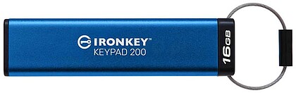IKKP200/16GB : 16GB IronKey Keypad 200, FIPS 140-3 LVL 3 (PENDING) AES-256 Encrypted