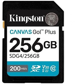SDG4/256GB Cartão SDXC Kingston 256GB UHS-I U3 V30 Classe 1...