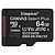 Cartão de Memória Kingston CANVAS Select Plus 64GB microSD XC/ Classe 10/ 100MBs SDCS3/64GBSP - imagem 1