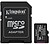 Cartão de Memória Kingston CANVAS Select Plus 256GB microSD XC com Adaptador/ Classe 10/ 150MBs SDCS3/256GB - imagem 1