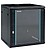 PHO 2112D : Armário Rack Mural Desmontado Phasak PHO 2112D/ 19”/ Altura 12U - imagem 1