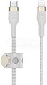 Belkin CHARGE USB-C LTG Braided Sil 1M W CAA011BT1MWH
