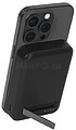 Belkin BoostCharge Pro - Power bank sem fios - magnético com Qi2 - 10000 mAh - 15 Watt - Fast Charge, PD - 2 conectores de saída (magnético, 24 pin USB-C) - sem cabo: USB-C - preto - para Apple iPhone 12, 13, 14, 15 BPD008BTBK