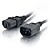 C2G Computer Power Cord Extension - Cabo de extensão de alimentação (250 VAC) - IEC 320 EN 60320 C13 - IEC 320 EN 60320 C14 - 2 m C2G-88503 - imagem 1