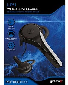 HPAGIO0097 : Gioteck LP-4 Wired Chat Headset PS4