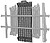 CSPR - Chief Proximity CSPR Component Storage Panel - Black - Componente de montagem (painel de armazenamento) - para Sistema AV - bloqueável - preto - Compatível com TAA - imagem 1
