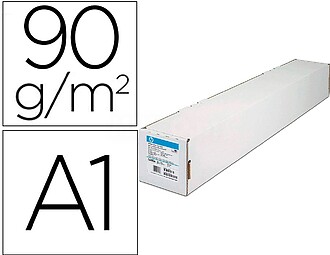 Papel plotter HP Branco Intenso - 90gr 23,4” 594mm x 45,7m