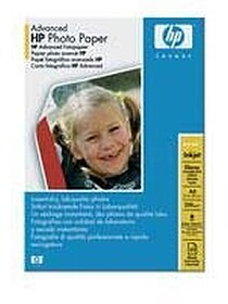 Papel Fotográfico HP Q5456A Advanced Glossy A4 250gr, 25 Fo...
