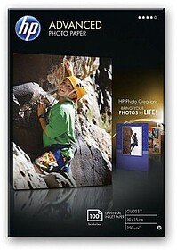 Q8692A : Papel Fotográfico HP Avançado Liso 250 g/m² - 10...