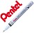 12 x Marcador pentel permanente mfp10-w branco para pinturas decorativas ponta extra fina Marcador pentel permanente mfp10-w branco para pinturas decorativas ponta extra fina - imagem 1