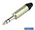 Ficha Jack 6.35mm Macho Stereo Niquelada AMPHENOL QS3P - imagem 1