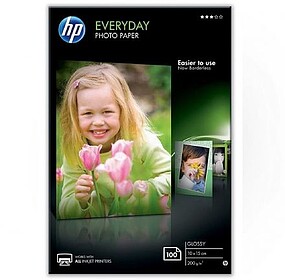 CR757A : HP Everyday Glossy Photo Paper-100 sht/10 x 15 cm