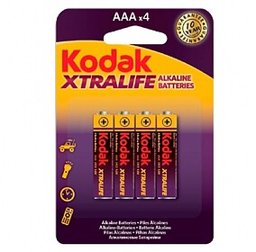LR03-K3AEX : Pacote Kodak Xtralife 4 Pilhas Alcalinas AAA LR...