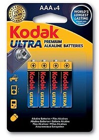 Blister PILHAS kodak alcalina ultra aaa lr3 - blister 4 PILH...