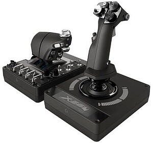 LOGITECH JOYSTICK E ACEL X56 H.O.T.A.S. COM CABO PARA PC 945...