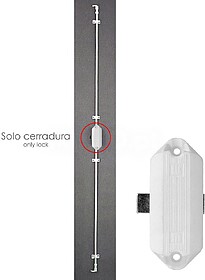CREMONA SEM CHAVE LOCK 93/BRANCO