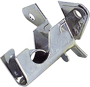 SUPORTE tubo de 12 mm. TETO DE CROMO 2