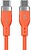 HyperJuice Flex USB-C Silicone Charging Cable - Orange - válido p unid faturadas até 30 de setembro ou fim de stock HJ4011OGGL - imagem 1