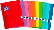 Oxford Caderno Espiral A5+ Quadriculado Seyes - 48 Folhas com Margem - Capa Mole - Ideal para Tirar Notas - Cores Sortidas 100902248