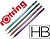 72 x Lapis de grafite rotring metallic hb corpo cores sortidas 2090067 - imagem 1