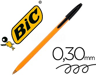 Esferográfica Bic Orange Original Fine - Ponta Redonda de 0...