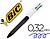 12 x Esferográfica Bic quatro cores com grip core preto ponta 1,3 mm Esferográfica Bic quatro cores com grip core preto ponta 1,3 mm 8922931 - imagem 1