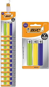 G-70655 70655 ISQUEIRO MAXI J26 CORES SORTIDAS BLISTER 3 un....