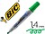 Bic Velleda 1701 ECOlutions Marcadores para Pizarra - Ponta Redonda - Traço de 1,5 mm - Tinta com Base de Álcool - Ecológico - Borrado Ótimo - Cor Verde 904940 - imagem 1