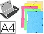 10 x Pasta de elasticos exacompta din a4 3 abas cartolina lustrada cores pastel sortidas Pasta de elasticos exacompta din a4 3 abas cartolina lustrada cores pastel sortidas 55550E