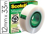 Fita Adesiva Invisível Scotch Magic - 12mm x 33m - Cor Transparente SC7100054153