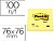 654 Bloco de Post-it com 100 Notas Autocolantes Removíveis Amarelo Canário 76x76mm - Papel com Certificação PEFC - 7100103157 - Cor Amarelo Claro FT500072937 - imagem 1