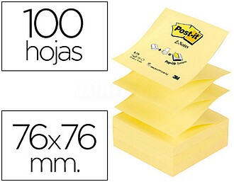 PO7100317838 Bloco de Post-it com 100 notas adesivas reposic...