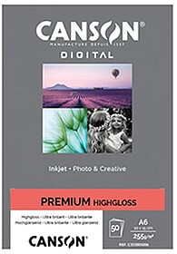 Papel 255gr Foto Canson Premium Highgloss 10x15cm 50 Folhas ...