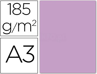 200040196 : CARTOLINA GUARRO DIN A3 LILAS 185 GR EMBALAGEM D...
