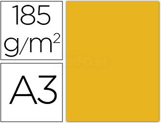 200005834 : CARTOLINA GUARRO DIN A3 OURO 185 GR EMBALAGEM DE...