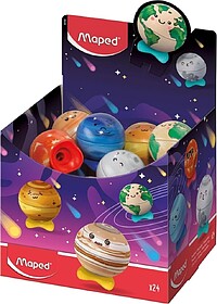 Maped Expositores de Planetas com 24 Afiadores Metálicos de...