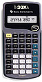 Calculadora Científica Texas Instruments TI-30XA com ecrã de 1 linha de 10 dígitos - Frações, decimais - Graus, radianos - Graus, minutos, segundos, etc... - Cor Preto/Cinzento