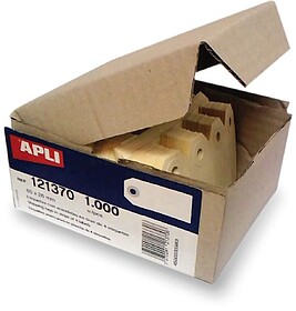 Pacote de 1000 Rótulos com Argola para Pendurar 80 x 38mm -...