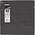 Servilleta pronappe celulosa micro grofada 38x38 cm 2 capas color negro paquete de 40 unidades Servilleta pronappe celulosa micro grofada 38x38 cm 2 capas color negro paquete de 40 unidades SV623821I - imagem 1