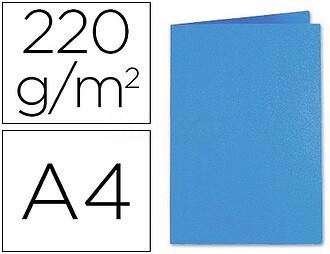 410010E : 100 x Classificador exacompta foldyne din a4 azul ...