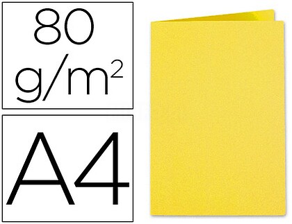 800011E : 100 x Classificador exacompta din a4 amarelo 80gr Classificador exacompta din a4 amarelo 80gr