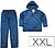 Conjunto de Chuva Deltaplus 400 Poliester/PVC Azul Marinho Tamanho XXL - imagem 1