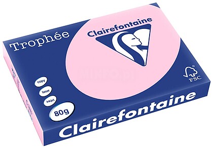 1888C : Papel cor trophee a3 80 gr rosa pastel embalagem de 500 folhas Papel cor trophee a3 80 gr rosa pastel embalagem de 500 folhas