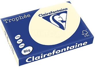 1252C : Papel cor trophee a3 80 gr creme pastel embalagem de...