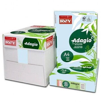 Dohe Adagio Pacote de 500 Folhas de Papel A4 de 80g - Adequado para Fotocopiadoras e Impressoras - Alta Qualidade e Versatilidade - Cor Azul Pastel