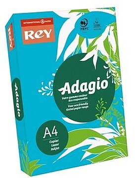 Papel Fotocopia Adagio(cd51) A4 80gr (Azul Intenso) 1x500Fls