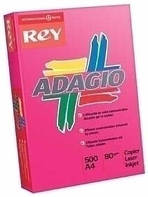 PAPEL Rey Adagio A4 80GR Lilás INTENSO ( X122 ) 500fls